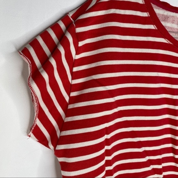 William Rast Red & White Stripe Top - Picture 10 of 11